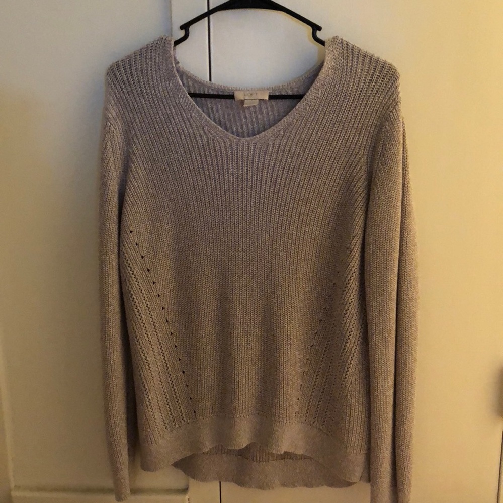 Worn once cream loft sweater!